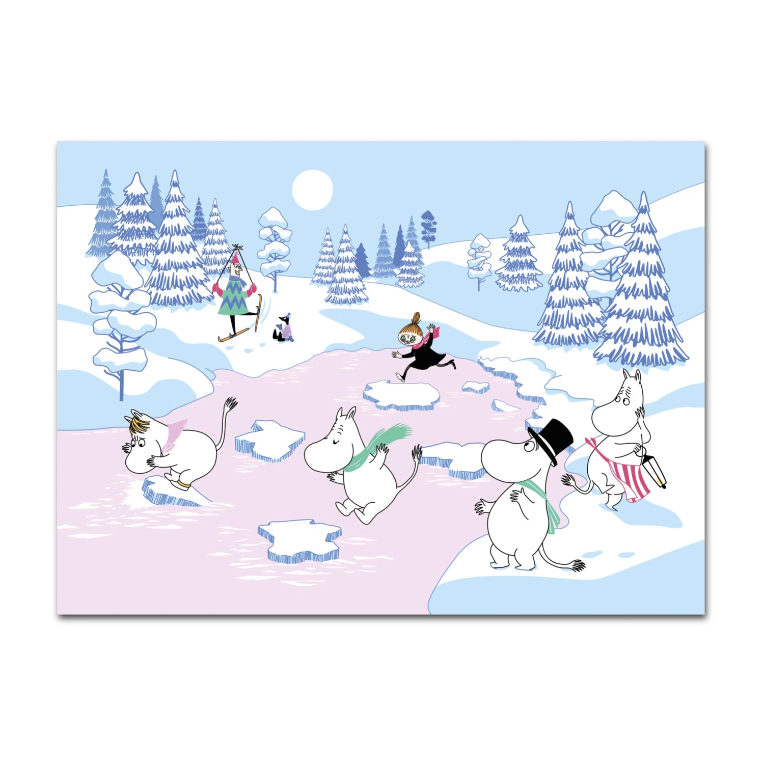 Moomin Placemat Winter 2022 27,5x40 Cm 1 Moomin Placemat Winter 2022 27,5x40 Cm