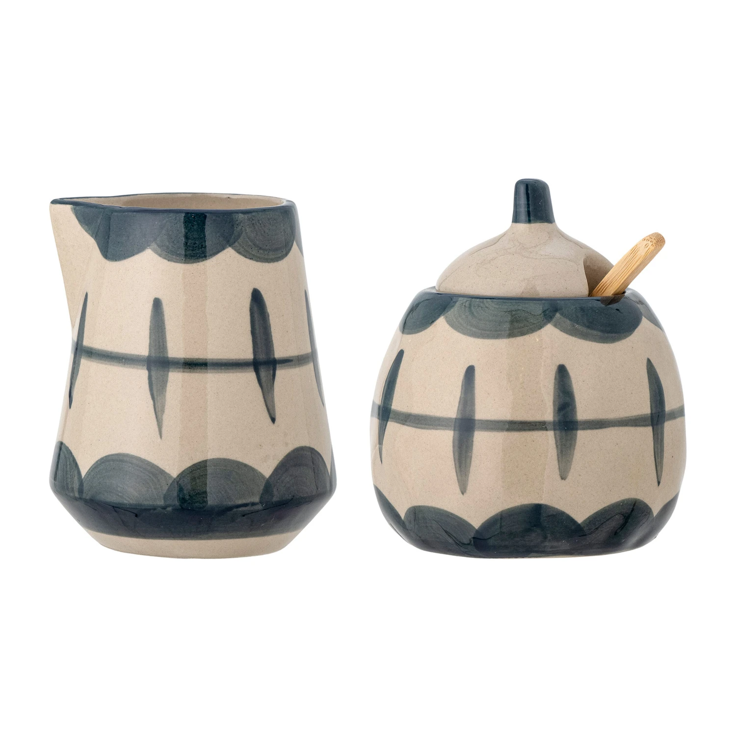 Bloomingville Allium Melkkan En Suikerpot 1 Bloomingville Allium Melkkan En Suikerpot