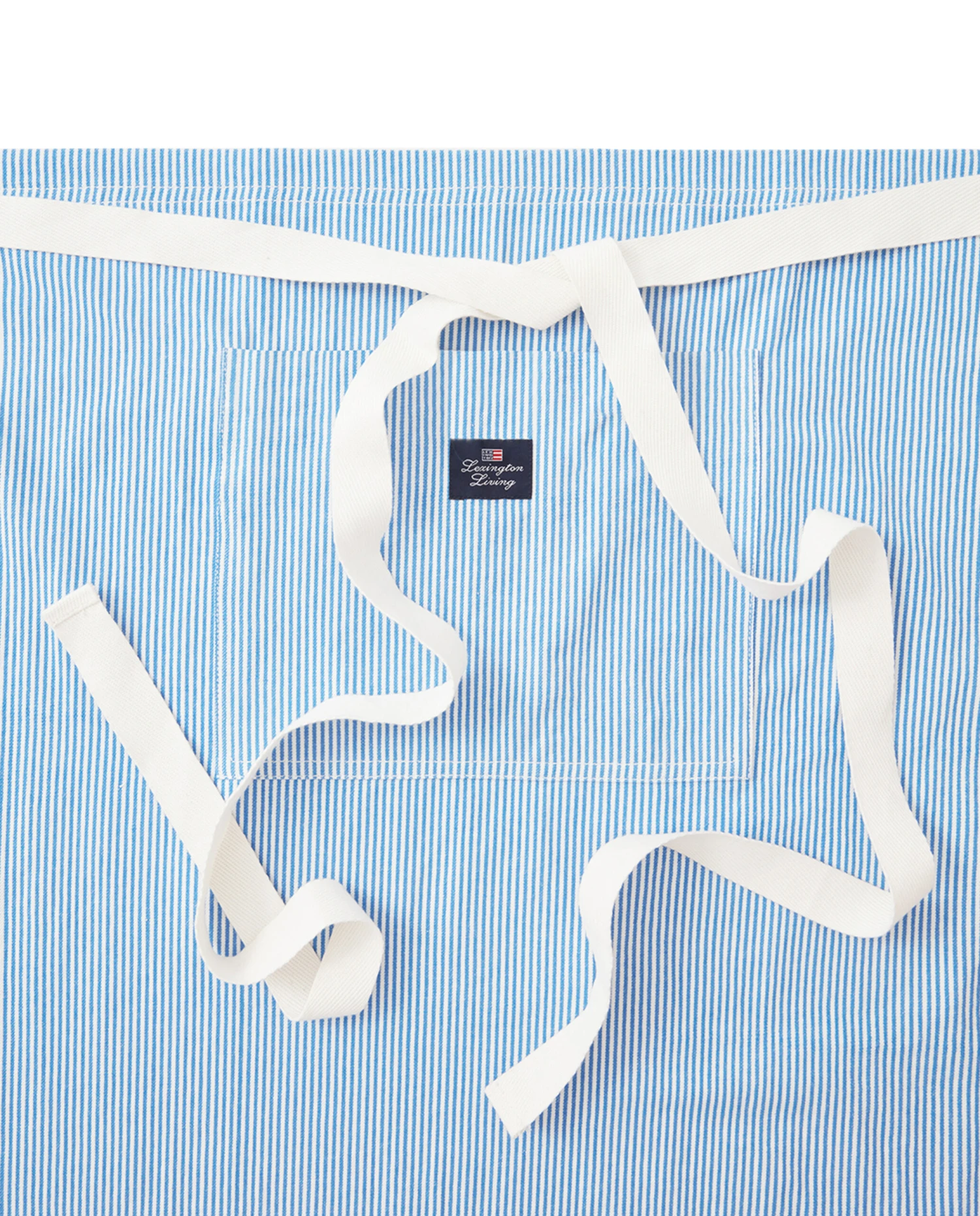 Lexington Striped Oxford BBQ Schort 85x80 Cm 2 Lexington Striped Oxford BBQ Schort 85x80 Cm - Afbeelding 2