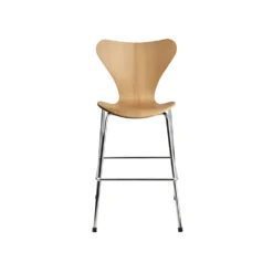 Fritz Hansen 3177 Sjuan Junior Kruk Chroom