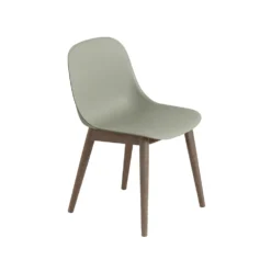 Muuto Fiber Stoel Met Houten Poten