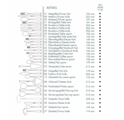 Gense Rosenholm Dessert Lepel Zilver -Filskars Winkel p 18983 07 03 238ecf569e