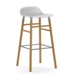 Normann Copenhagen Form Chair Barkruk Eiken Poten