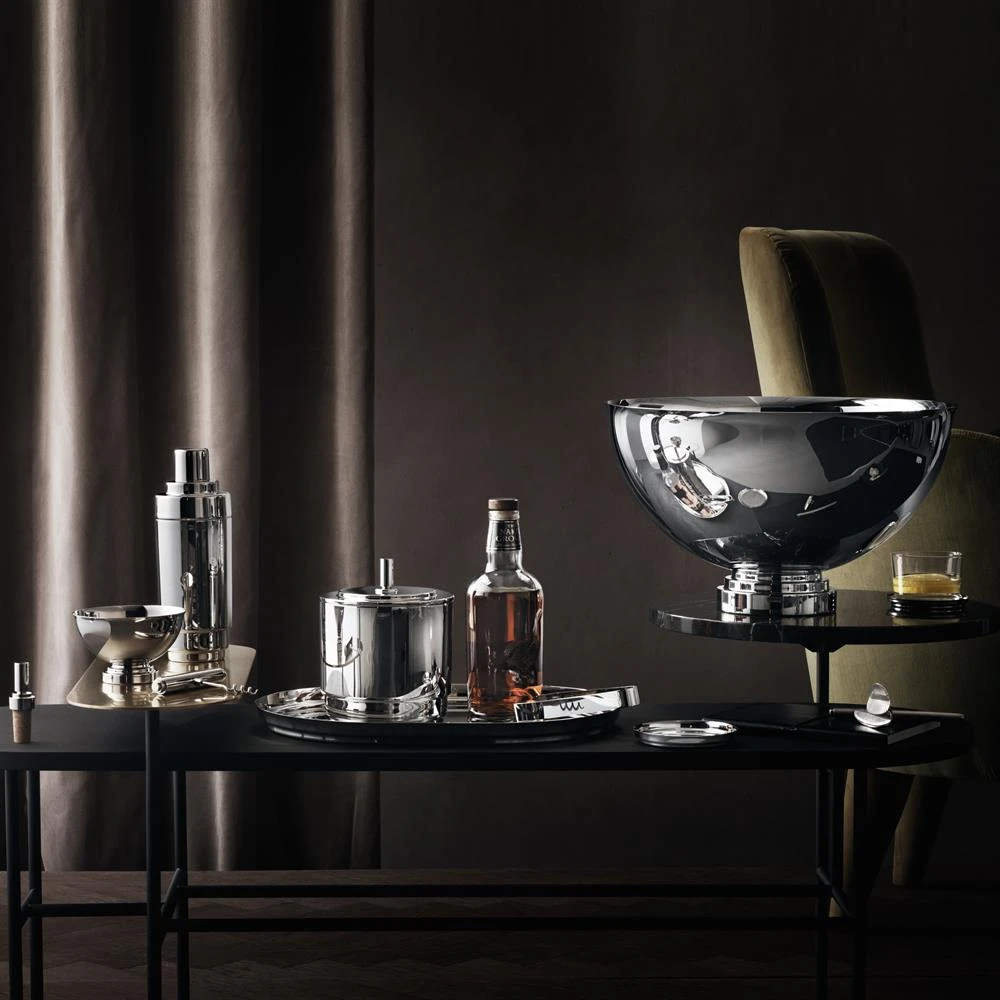 Georg Jensen Manhattan Ijsemmer Met Tang 2 Georg Jensen Manhattan Ijsemmer Met Tang - Afbeelding 2