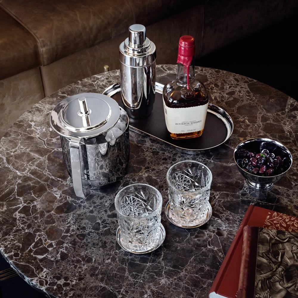 Georg Jensen Manhattan Ijsemmer Met Tang 4 Georg Jensen Manhattan Ijsemmer Met Tang - Afbeelding 4