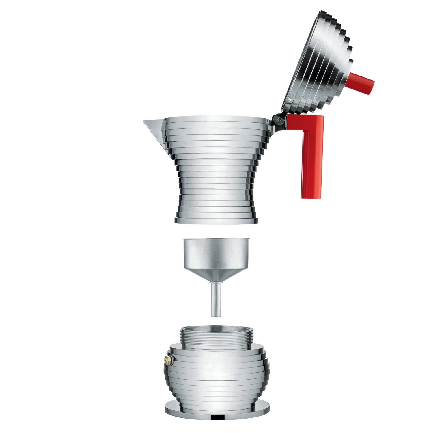 Alessi Pulcina Espressomaker 6 Koppen 2 Alessi Pulcina Espressomaker 6 Koppen - Afbeelding 2